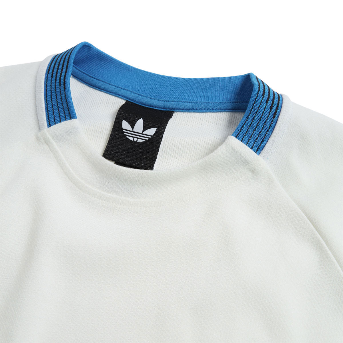 Adidas Skate Form Long Sleeve T-Shirt - Core White/Lucid Ray Blue image 4