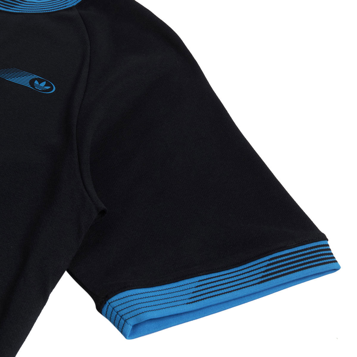Adidas Skate Form T-Shirt - Black/Lucid Ray Blue image 3