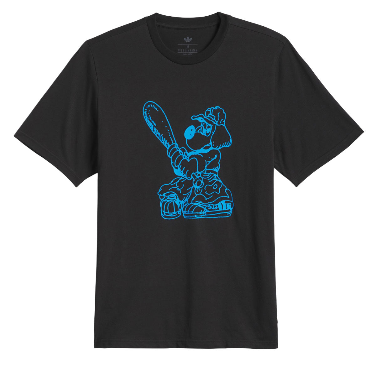 Adidas Kogan Dog T-Shirt - Black/Lucid Ray Blue image 1