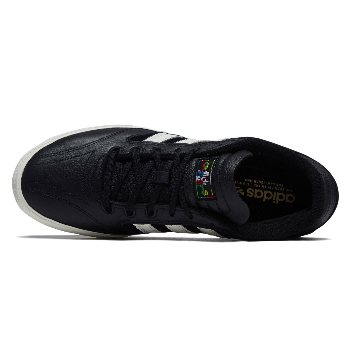 Adidas Busenitz Vulc II Shoes - Core Black/Chalk White/Gold Metallic image 3