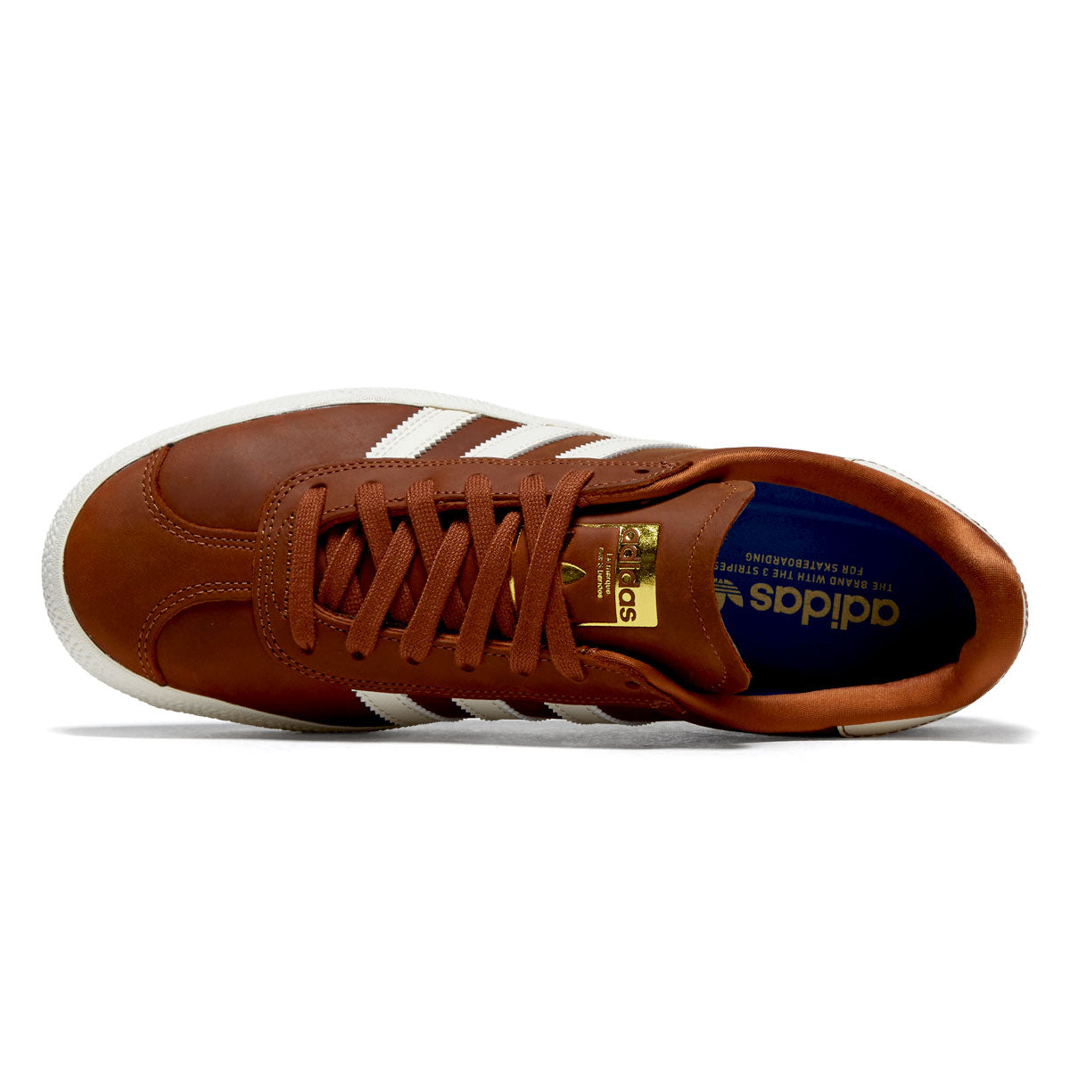 Adidas Gazelle ADV Shoes - Dusky Bronze/Chalk White/Off White image 3