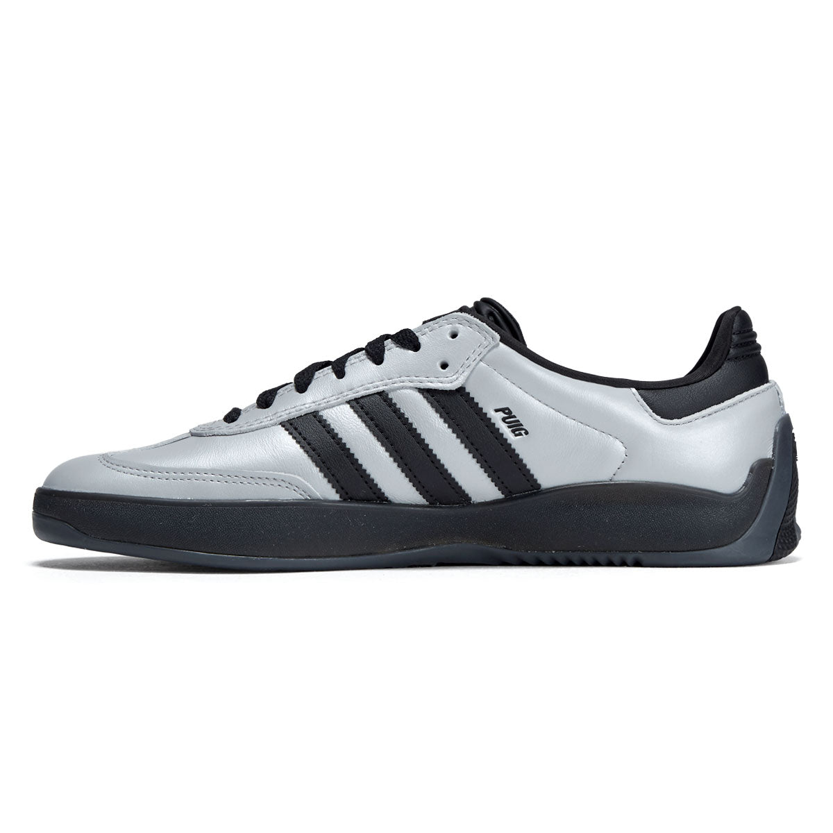 Adidas Puig Samba Shoes - Silver Metallic/Core Black/Core Black image 2