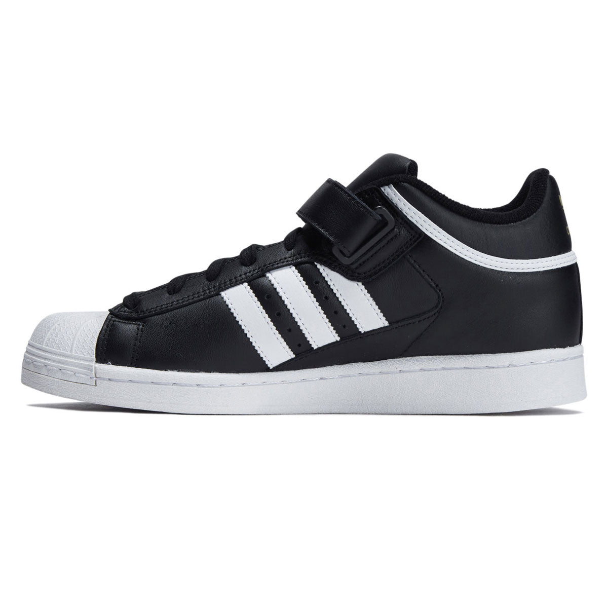 Adidas Pro Shell ADV Shoes - Core Black/Ftwr White/Gold Metallic image 2