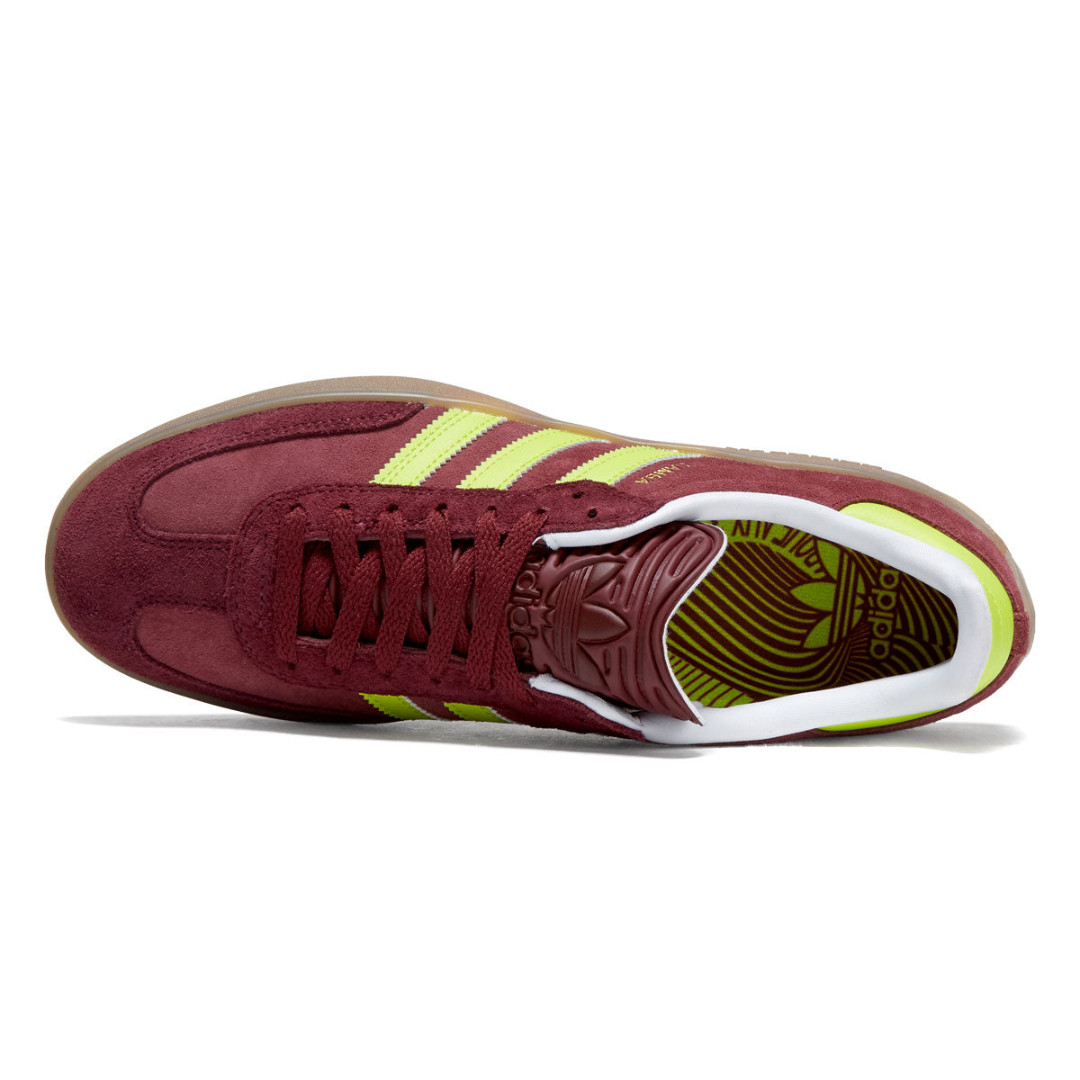 Adidas Puig Samba Shoes - Maroon/Semi Solar Yellow/Shadow Red image 3