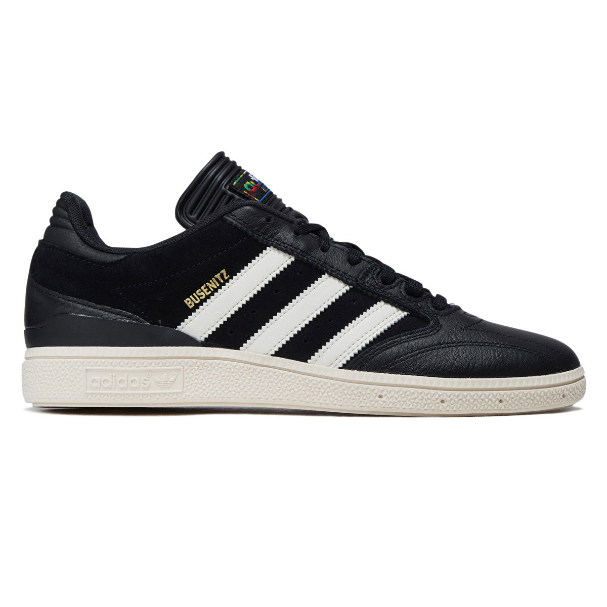 Adidas Busenitz Shoes - Core Black/Chalk White/Gold Metallic image 1