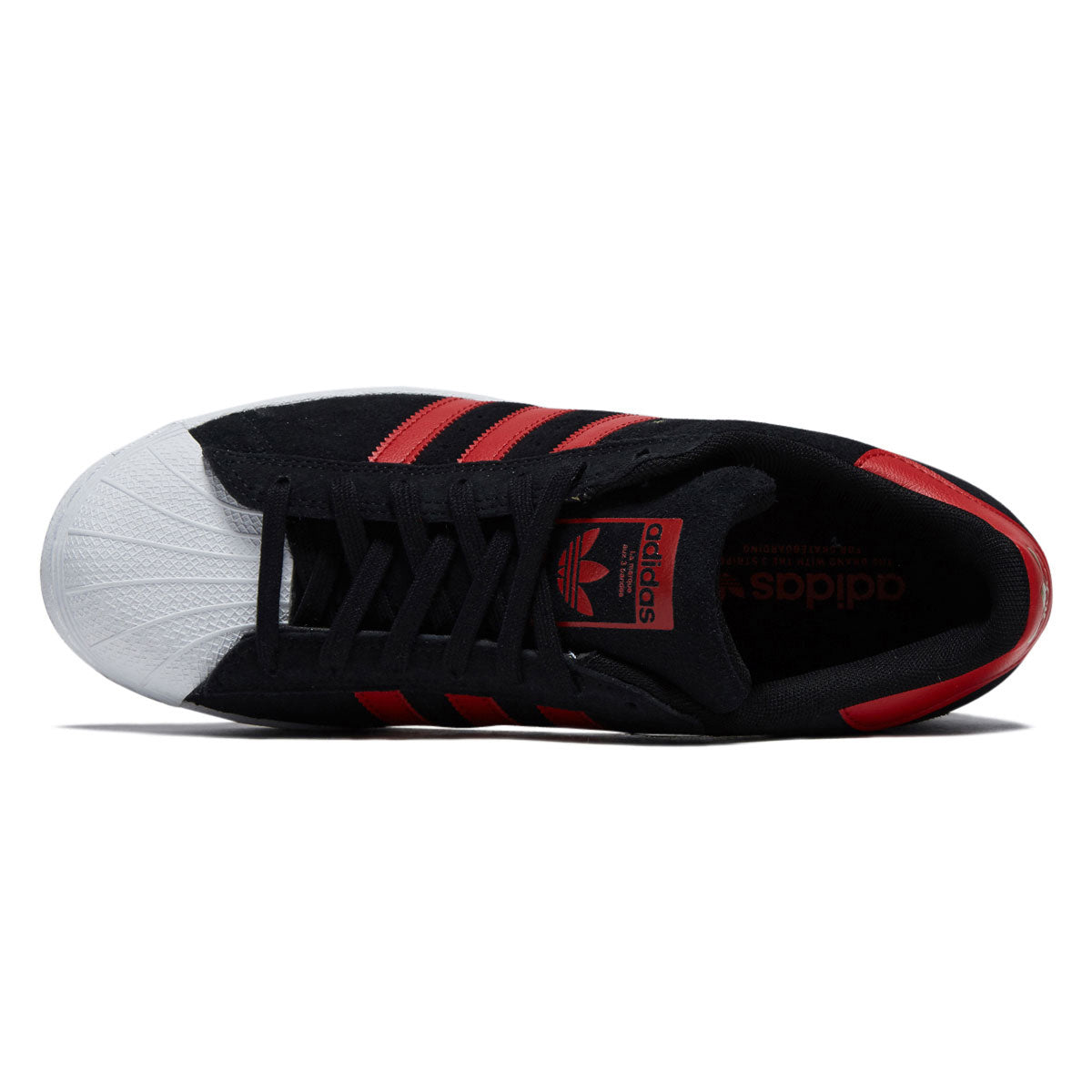Adidas Superstar ADV Shoes - Core Black/Better Scarlet/Ftwr White image 3