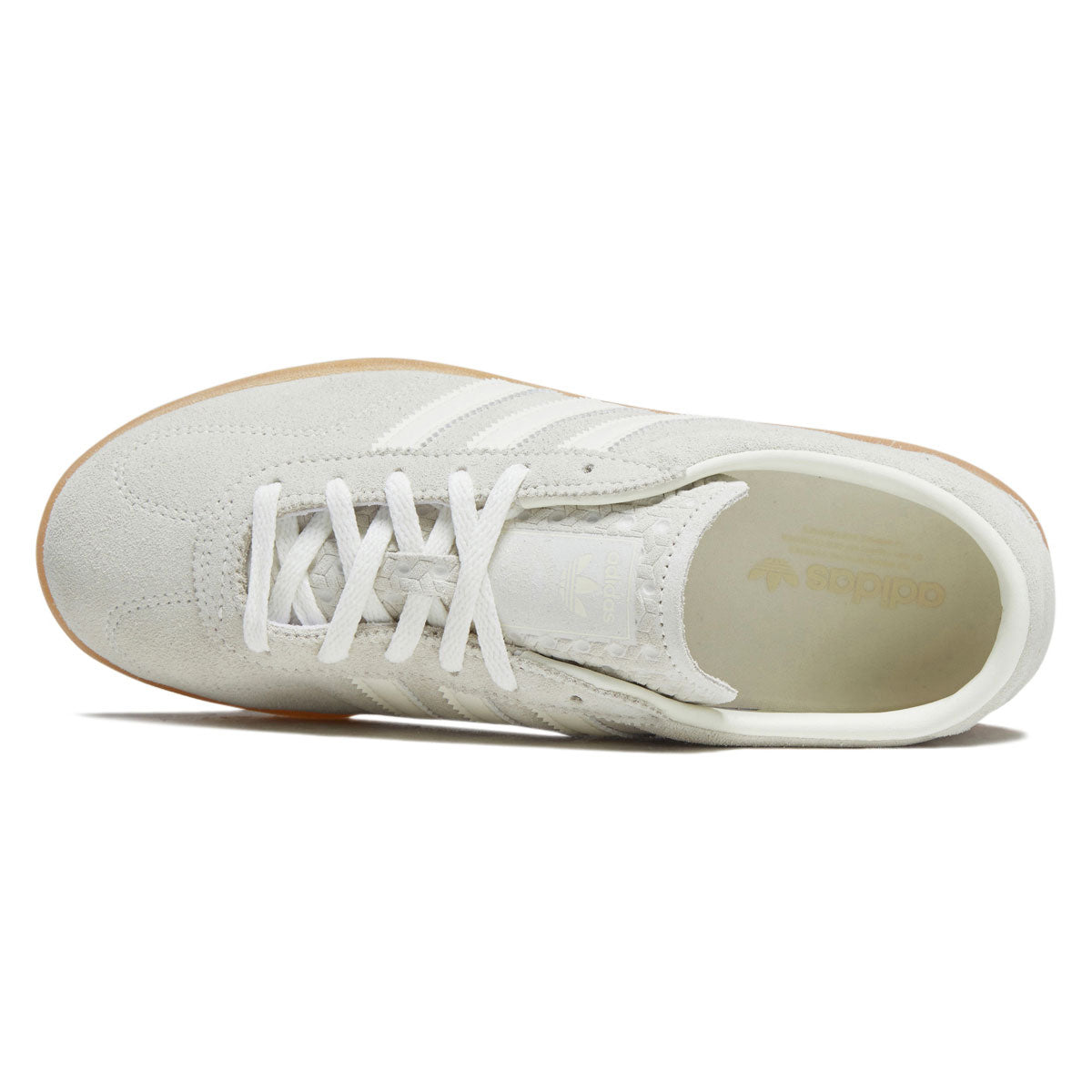 Adidas Womens Gazelle Lo Pro Shoes - Ivory/Off White/Gum image 3