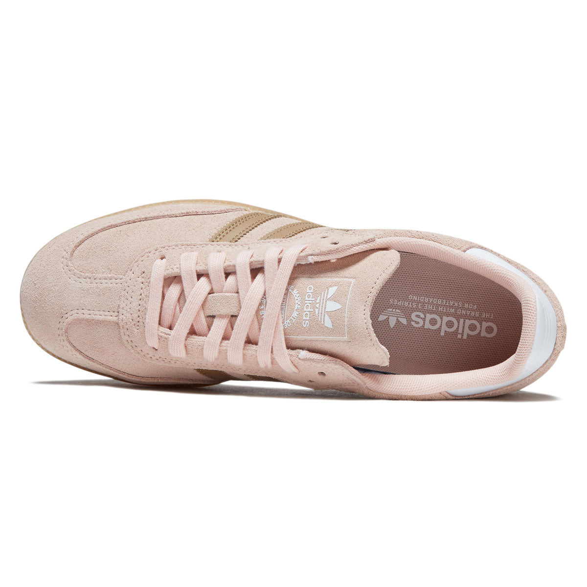 Adidas Samba ADV Shoes - Blush Pink/Cardboard/Gum image 3