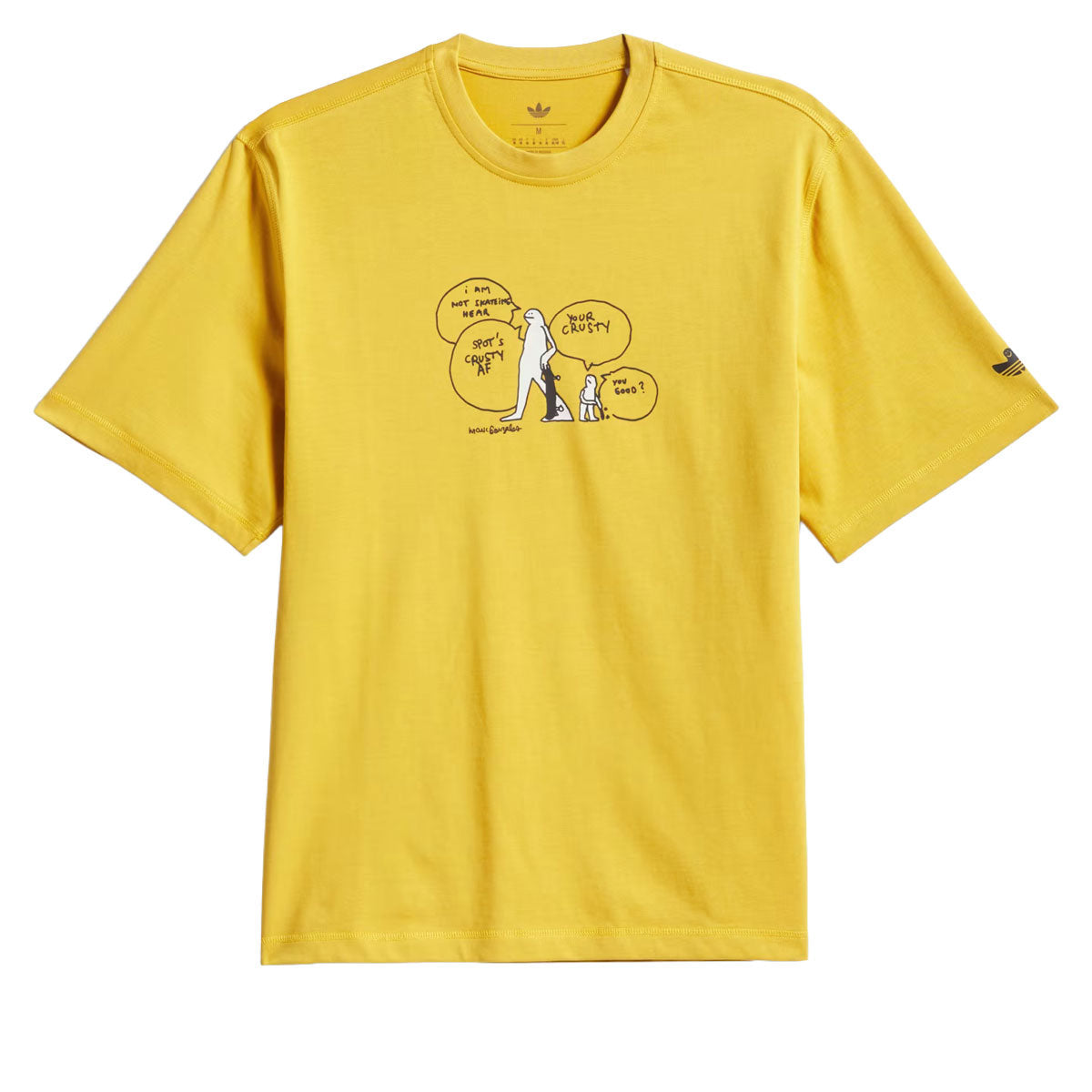 Adidas Gonz Crusty T-Shirt - Preloved Yellow/Black image 1