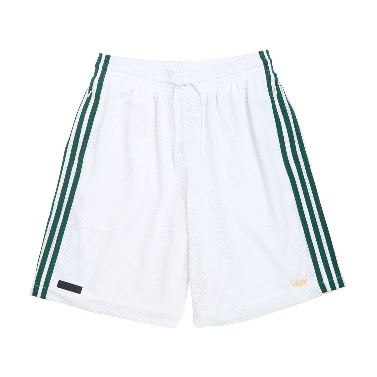 Adidas Tyshawn B Shorts - White/Matte Gold/Collegiate Green image 1