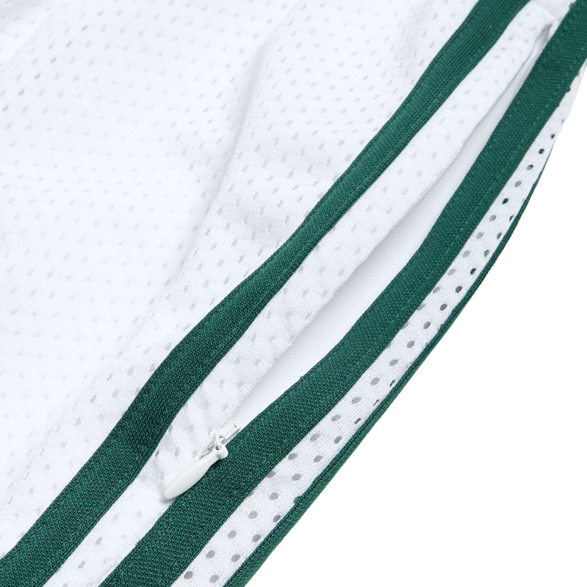 Adidas Tyshawn B Shorts - White/Matte Gold/Collegiate Green image 3