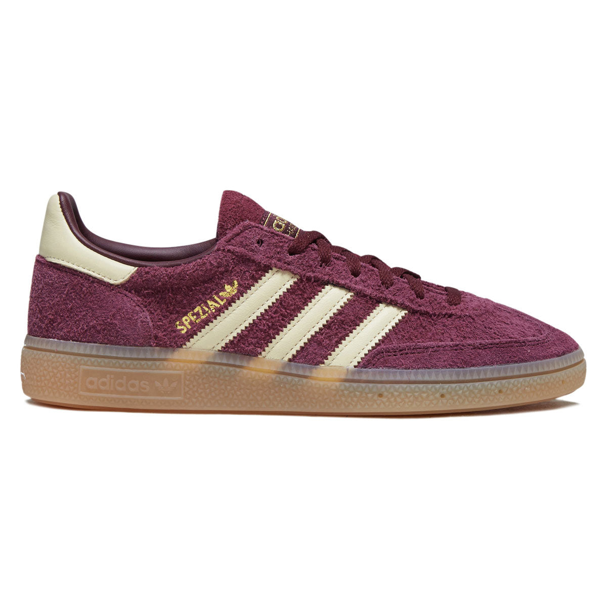 Adidas Womens Handball Spezial Shoes - Maroon/Warm Vanilla/Gold Metallic image 1