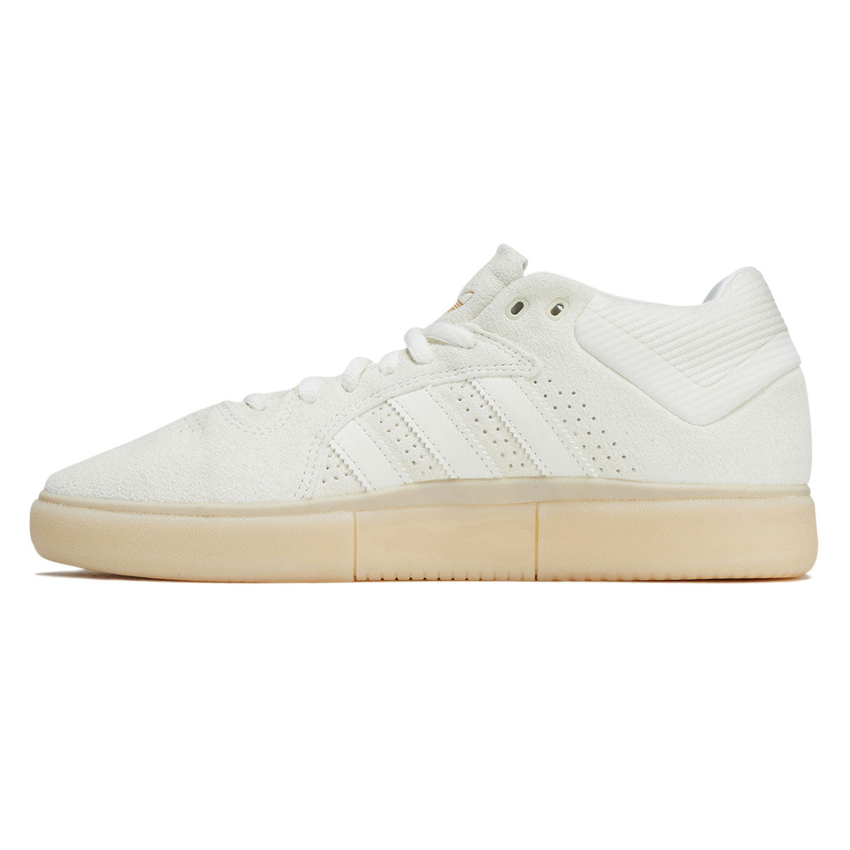 Adidas Tyshawn Shoes - Off White/Off White/Gold Metallic image 2