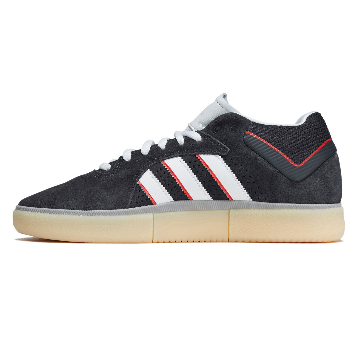 Adidas Tyshawn Shoes - Carbon/Crystal White/Better Scarlet image 2
