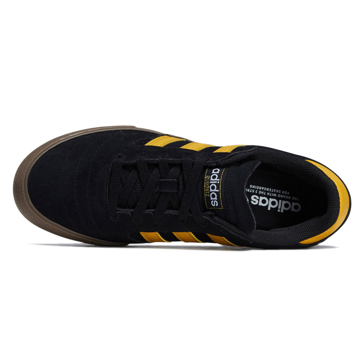 Adidas Busenitz Vulc II Shoes - Core Black/Preloved Yellow/Gum image 3