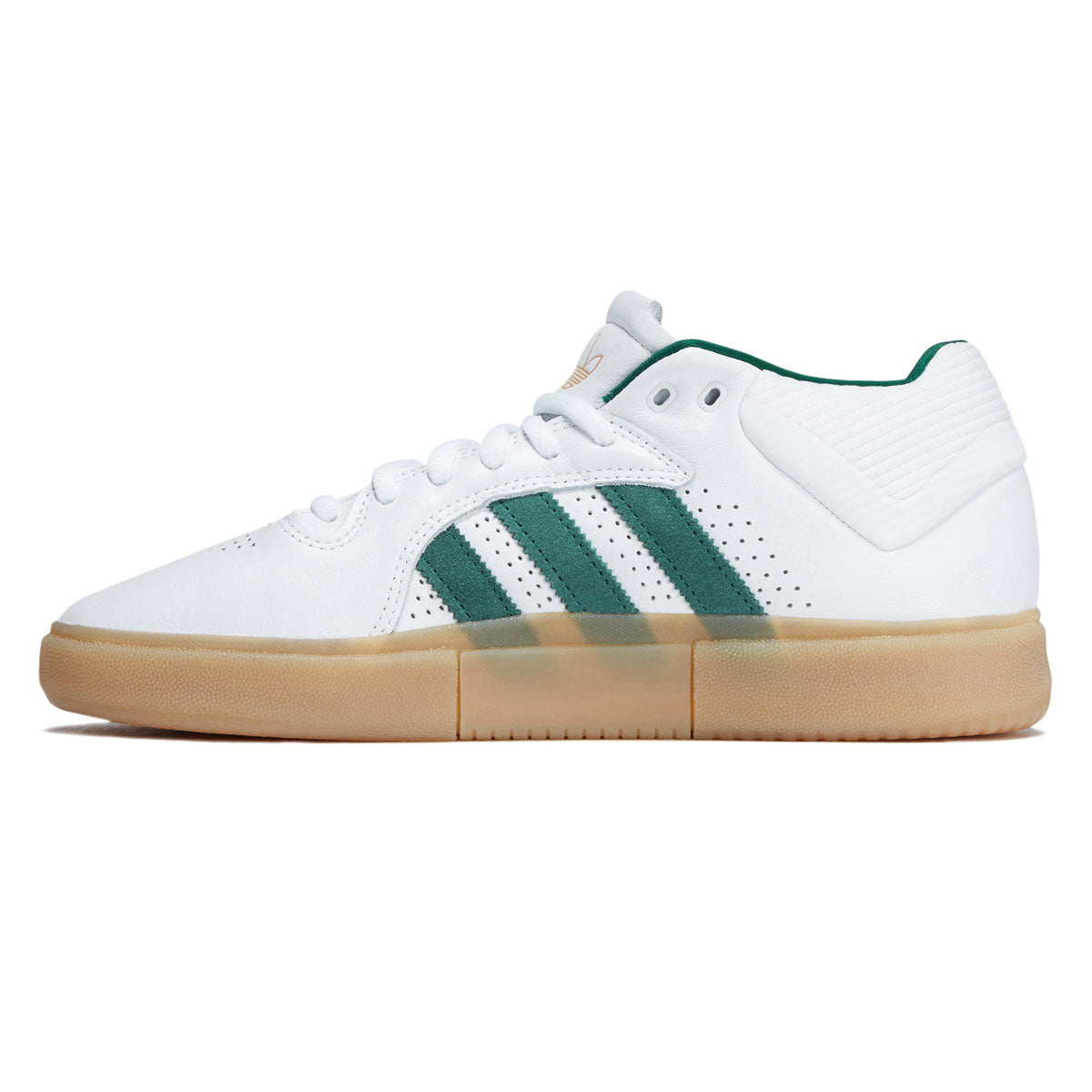 Adidas Tyshawn Shoes - Ftwr White/Collegiate Green/Gum image 2