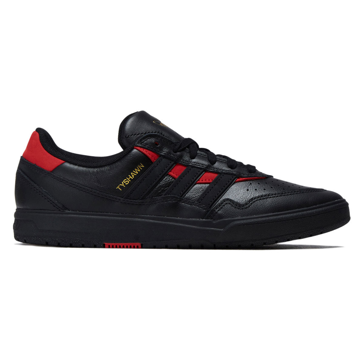 Adidas Tyshawn II Shoes - Core Black/Core Black/Better Scarlet image 1