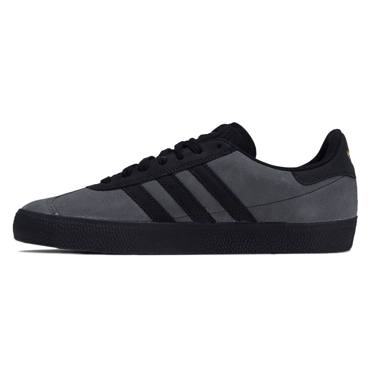 Adidas Gazelle ADV Shoes - Grey/Core Black/Gold Metallic image 2