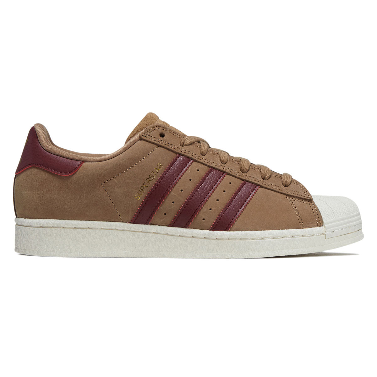 Adidas Superstar ADV Shoes - Cardboard/Shadow Red/Gold Metallic image 1