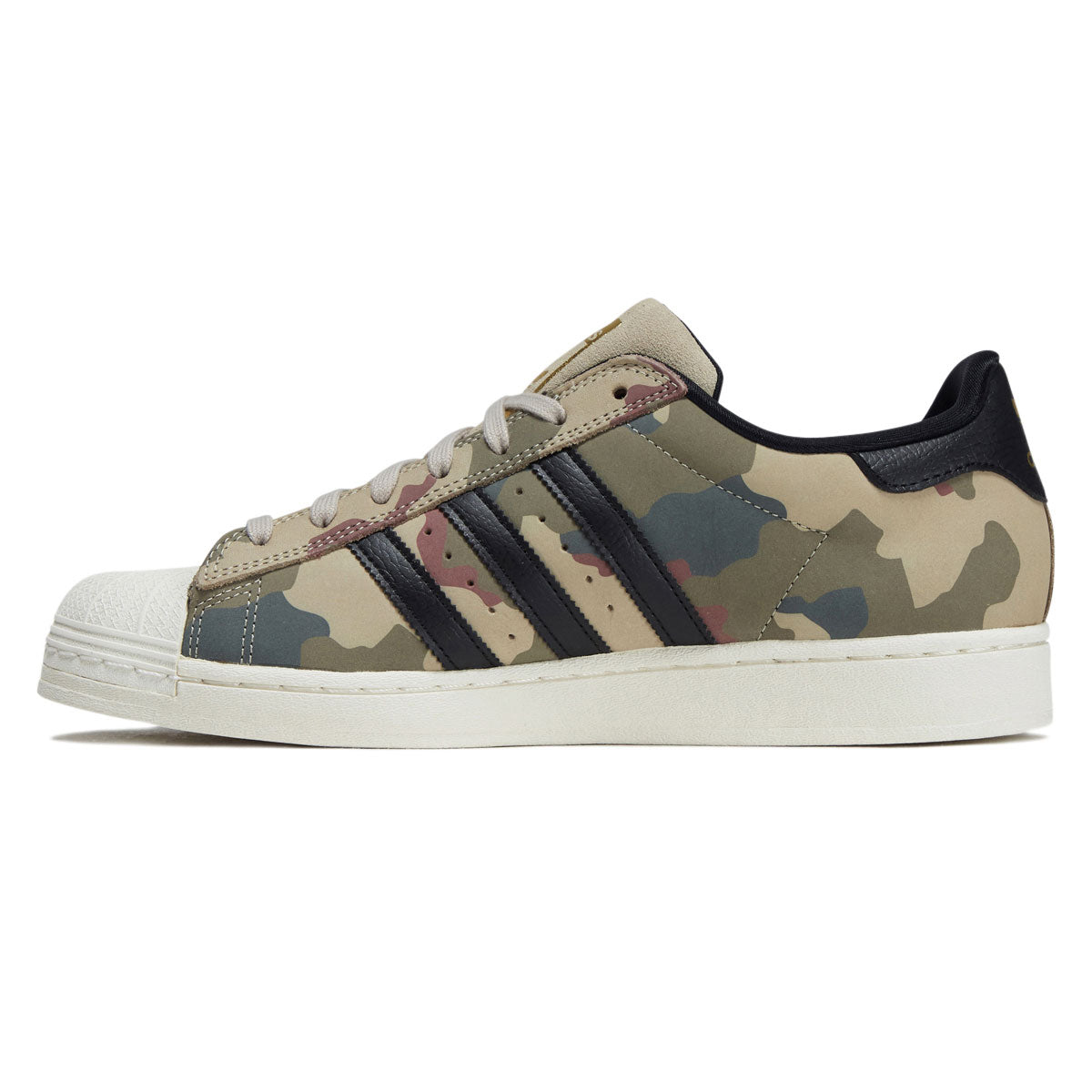 Adidas Superstar ADV Shoes - Khaki/Core Black/Chalk White image 2
