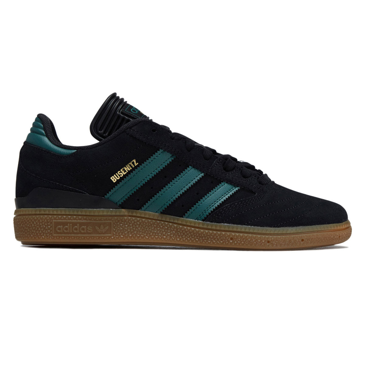 Adidas Busenitz Shoes - Core Black/Court Green/Gum image 1