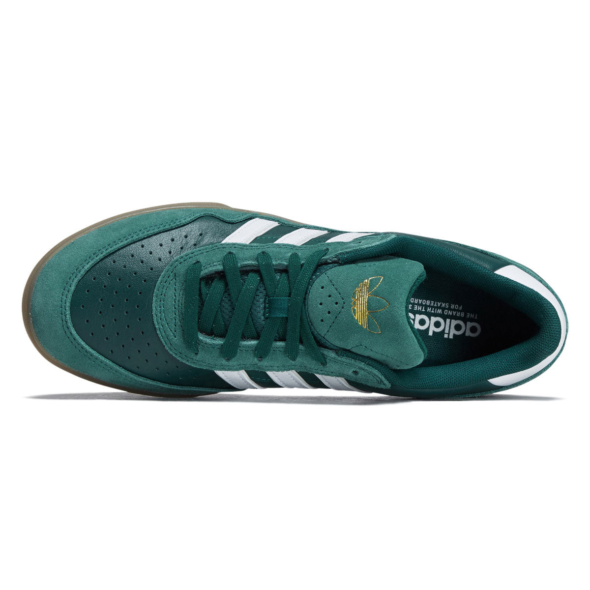 Adidas Tyshawn II Shoes - Collegiate Green/White/Gum image 3