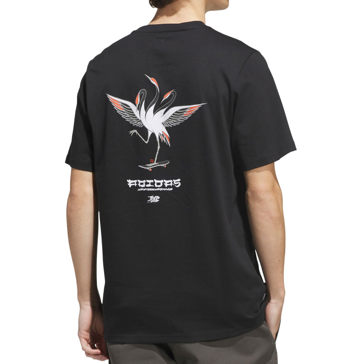 Adidas TOS Crane T-Shirt - Black/White image 4