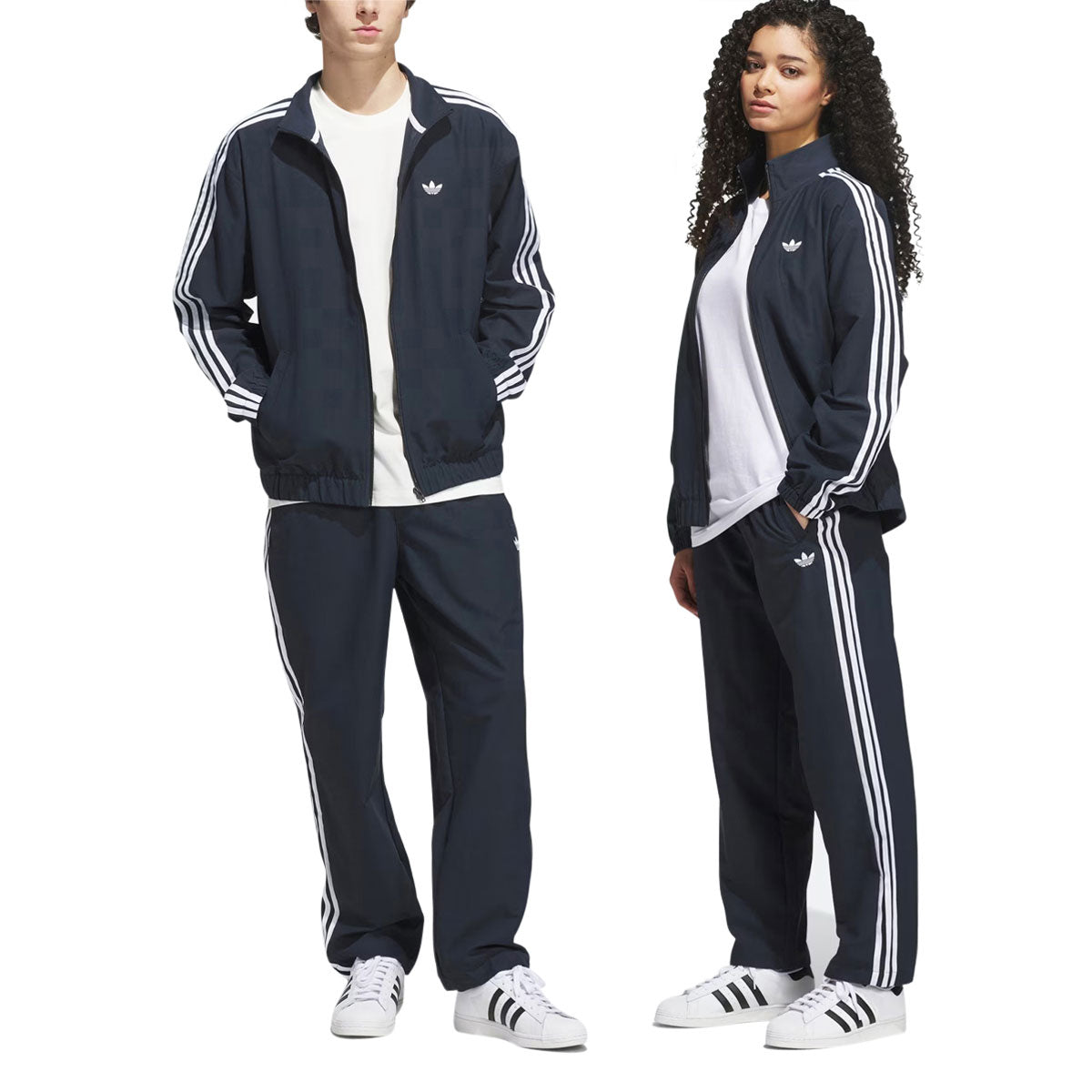 Adidas Superfire Track Pants - Aurora Ink/White image 4