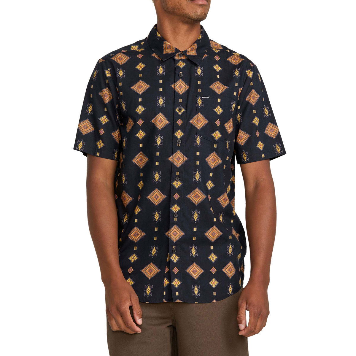 Volcom Desert Dobby Shirt - Black image 1
