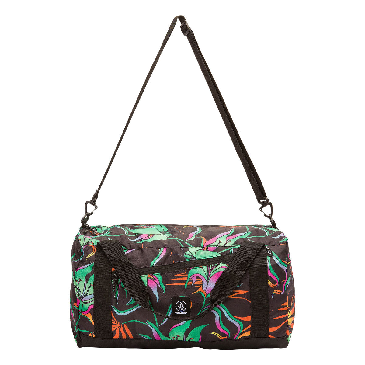 Volcom BT Packable Duffle Bag - Black/Green image 4