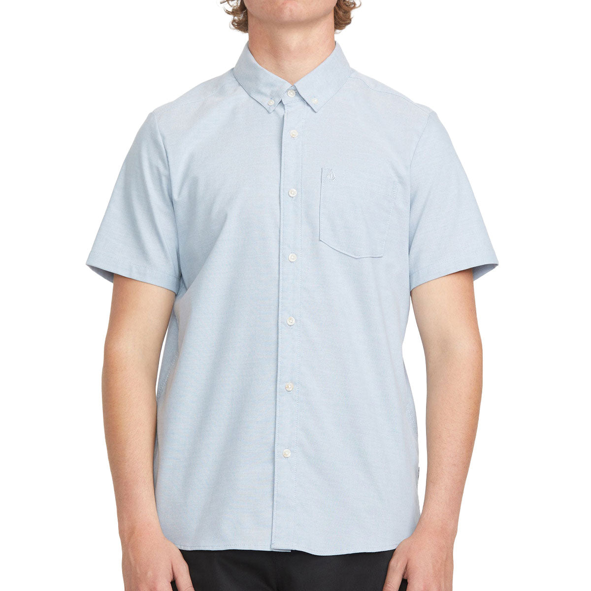 Volcom Everett Oxford Shirt - Wrecked Indigo II image 1