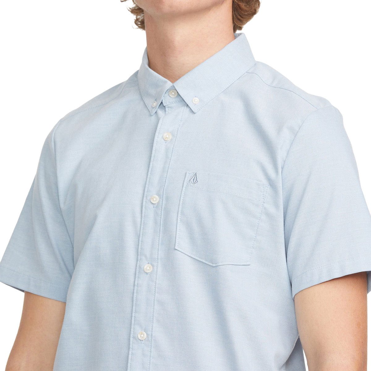 Volcom Everett Oxford Shirt - Wrecked Indigo II image 3