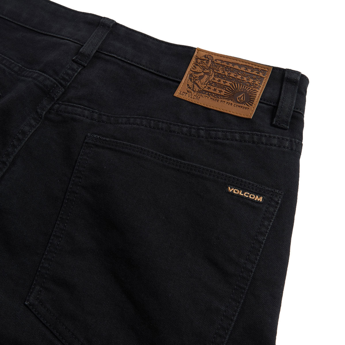 Volcom Solver Denim Jeans - Black Out 2026 image 3