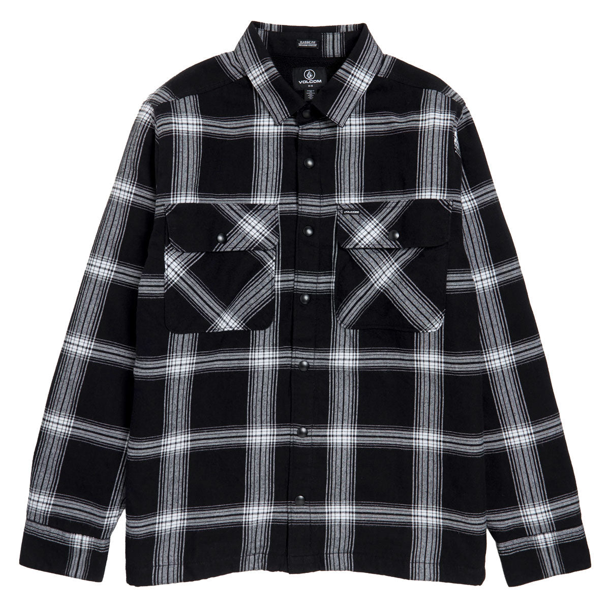 Volcom Wilderstone Long Sleeve Shirt - Black image 1