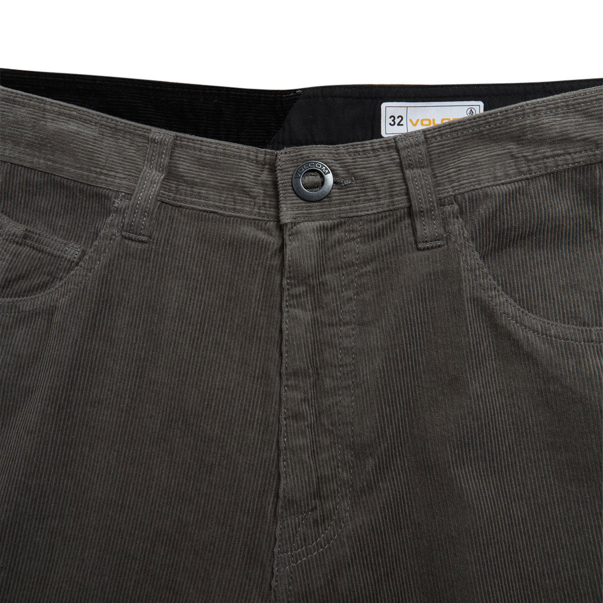 Volcom Frickin Loose Tapered Cord Pants - Pewter image 5