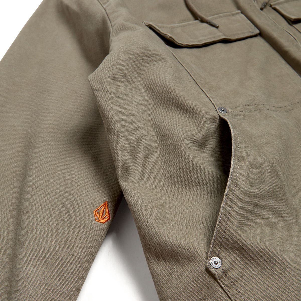 Volcom Freshdust Workwear Jacket - Brindle image 5