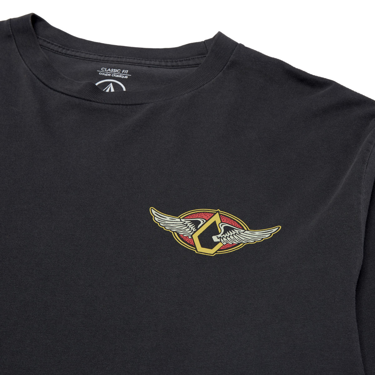 Volcom Wing It Long Sleeve T-Shirt - Antique Black image 3