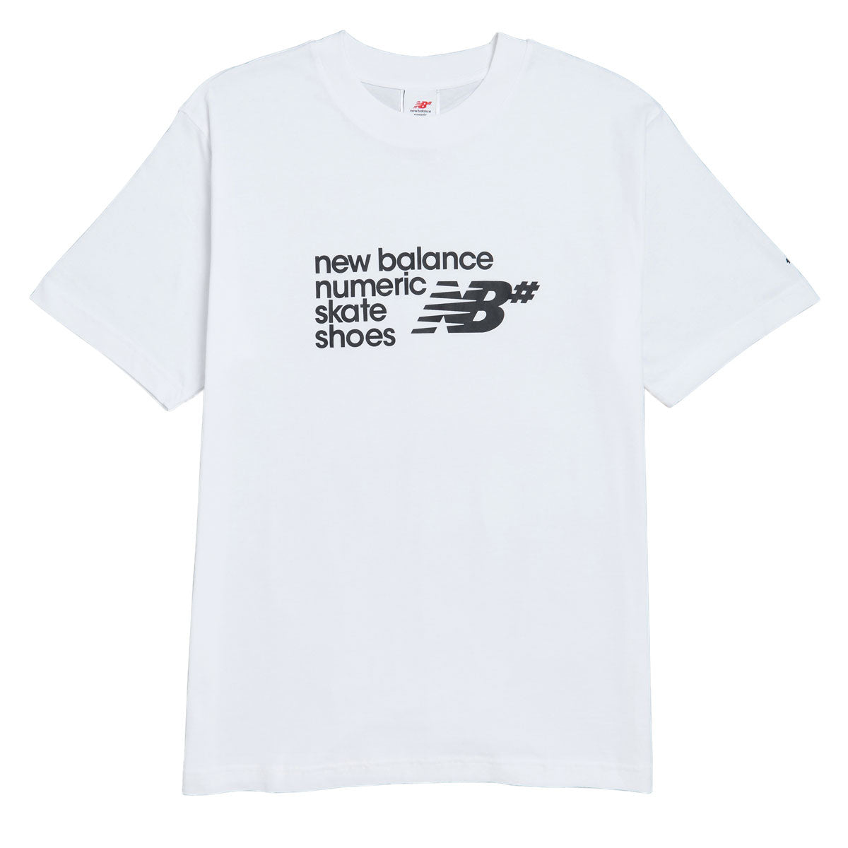 New Balance Numeric Stacked Graphic T-Shirt - White image 1