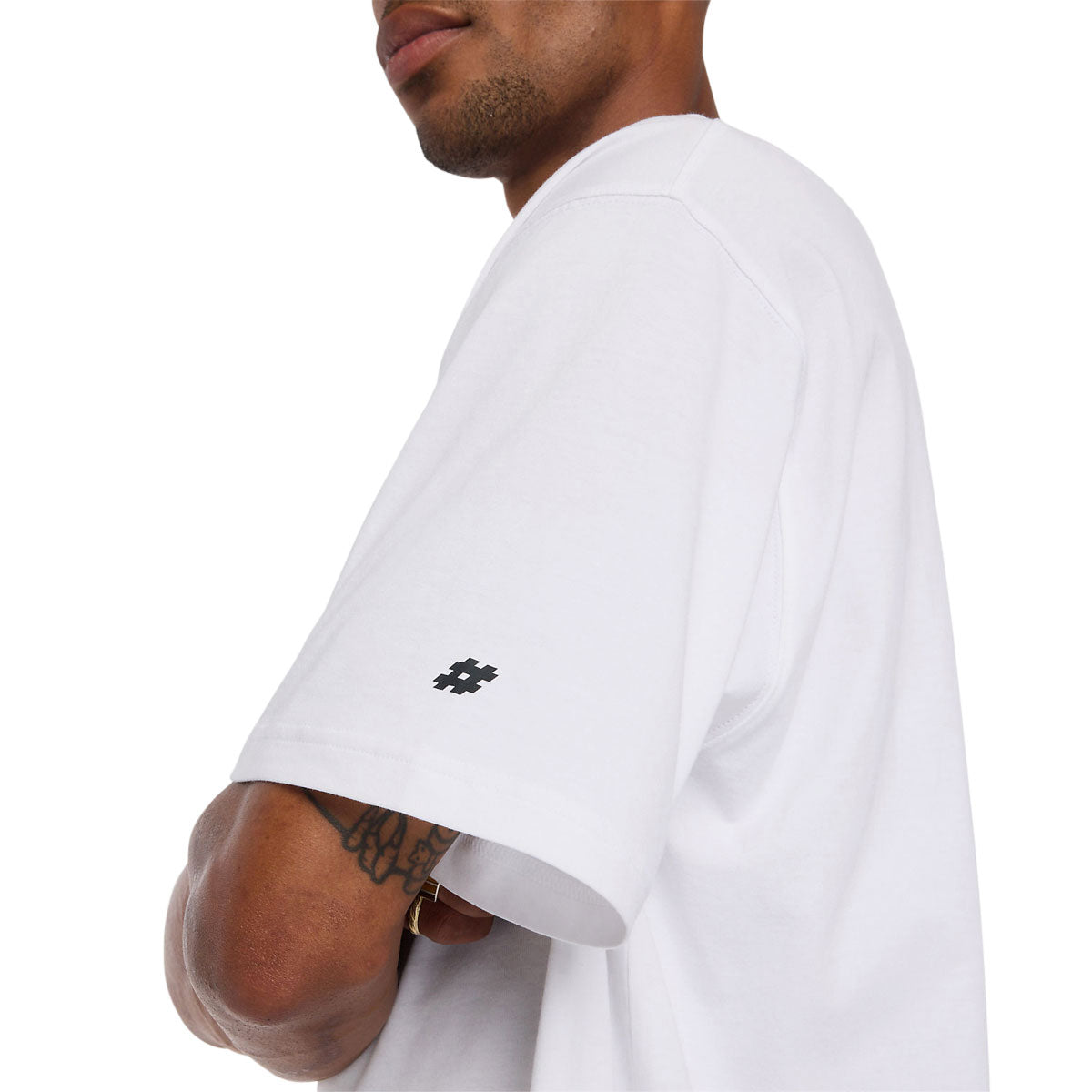 New Balance Numeric Stacked Graphic T-Shirt - White image 4