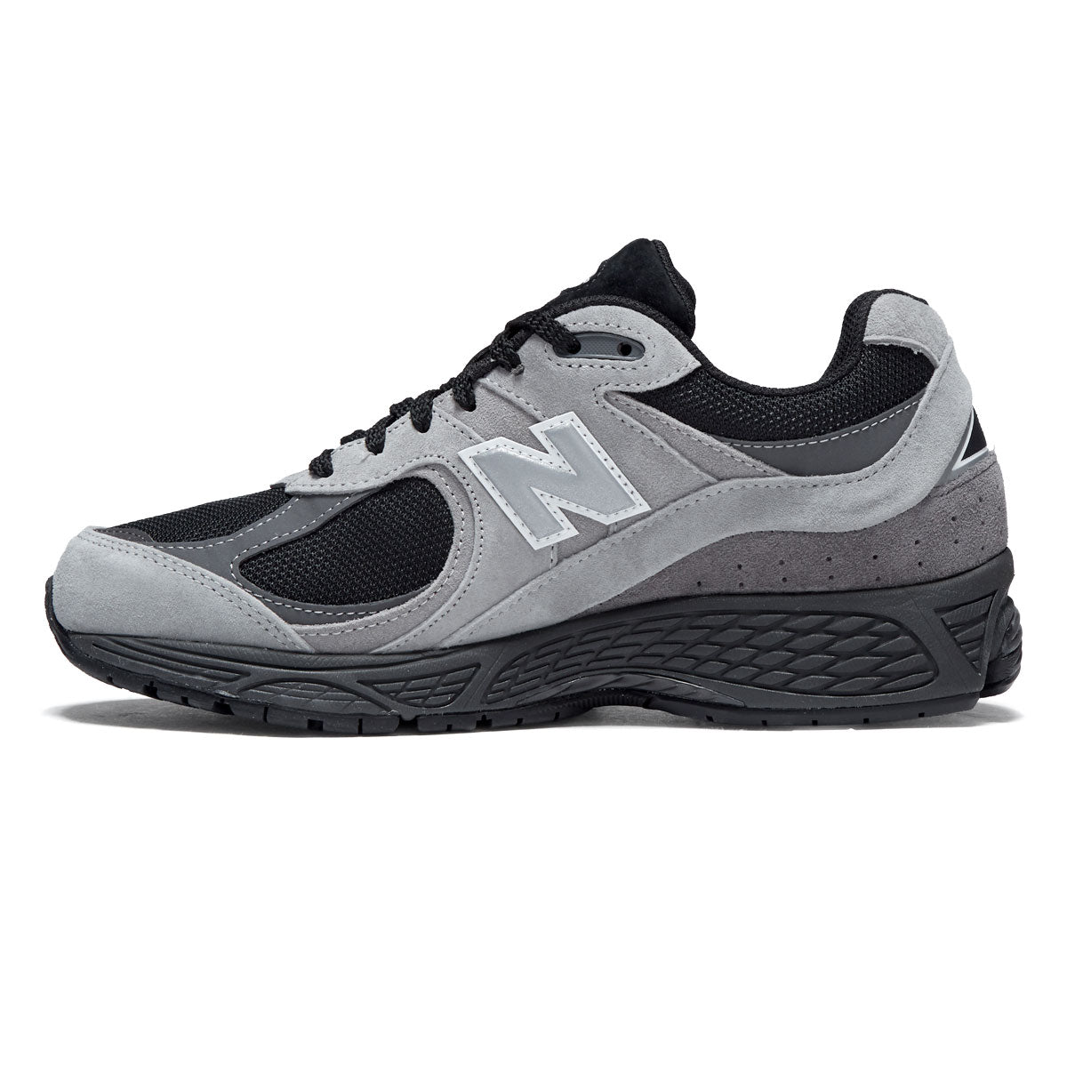 New Balance 2002R Shoes - Black/Silver Metallic image 2