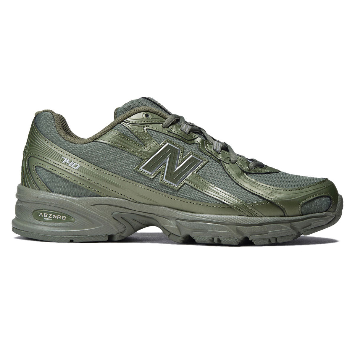New Balance 740 Shoes - Dark Olivine/Silver Metallic image 1