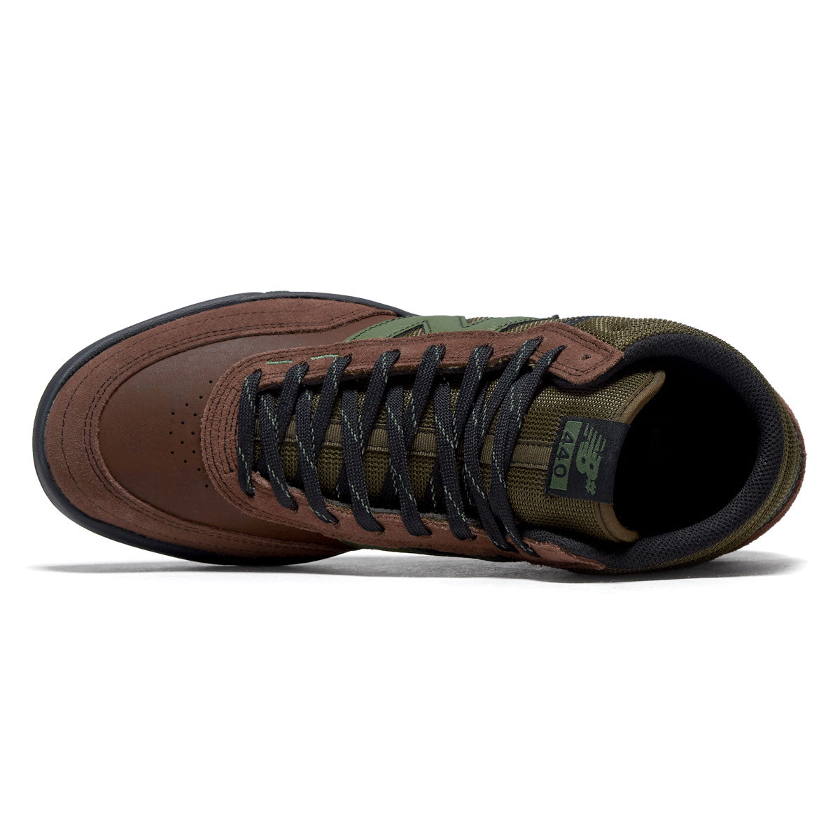 New Balance 440 Hi V2 Wide Shoes - Brown/Olive image 3