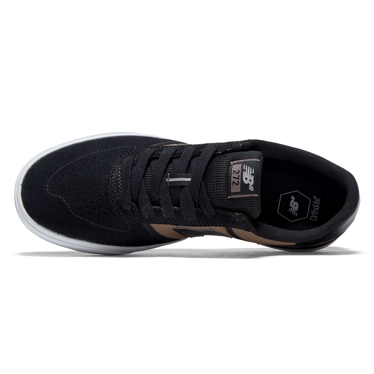 New Balance 272 Wide Shoes - Black/Tan image 3