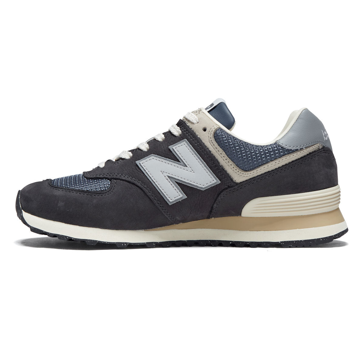 New Balance 574 Shoes - Black Cement/Slate Grey image 2