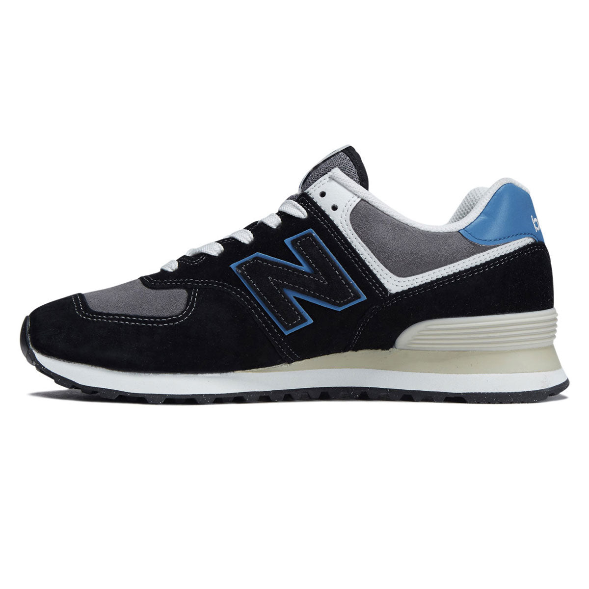 New Balance 574 Shoes - Black/Blue Agate image 2