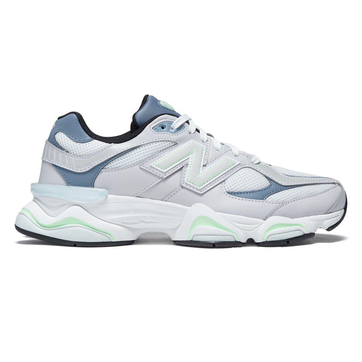 New Balance 9060 Shoes - Pearl Grey/Shoreline Blue image 1