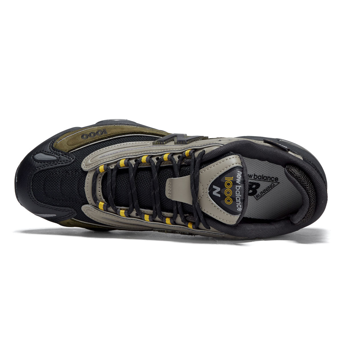 New Balance 1000 Shoes - Woodland/Baroque Gold/Black image 3