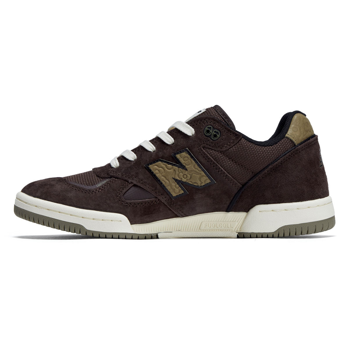 New Balance x Krooked Tom Knox 600 Shoes - Chocolate/Olive image 2