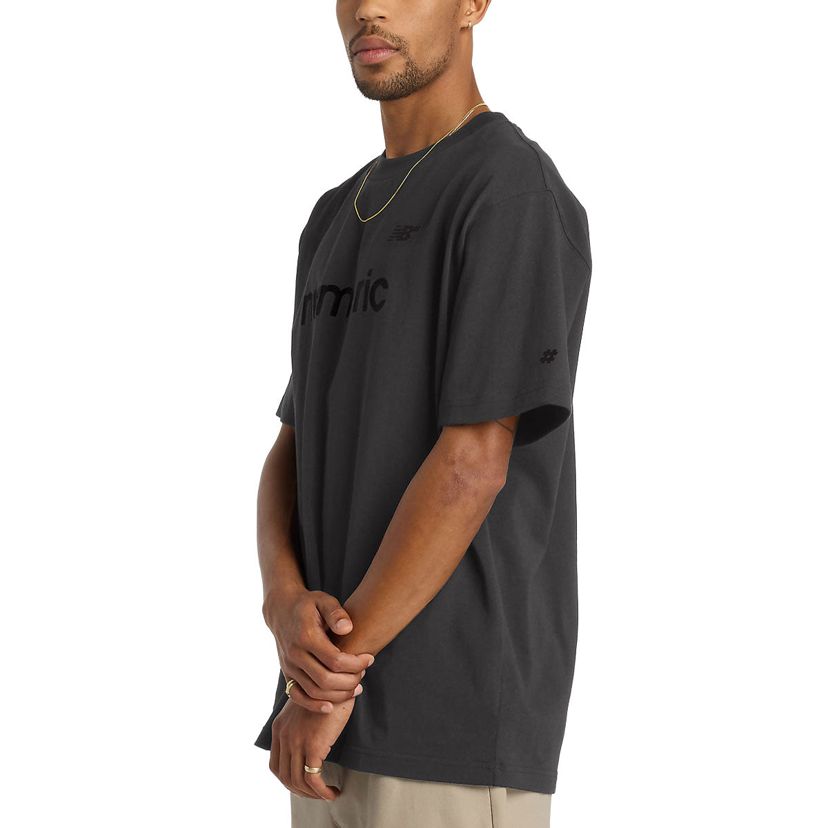 New Balance Numeric Cotton T-Shirt - Faded Black image 4