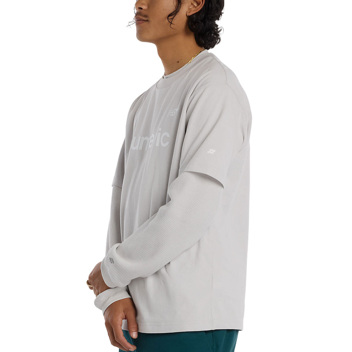 New Balance Numeric Cotton T-Shirt - Grey Matter image 4